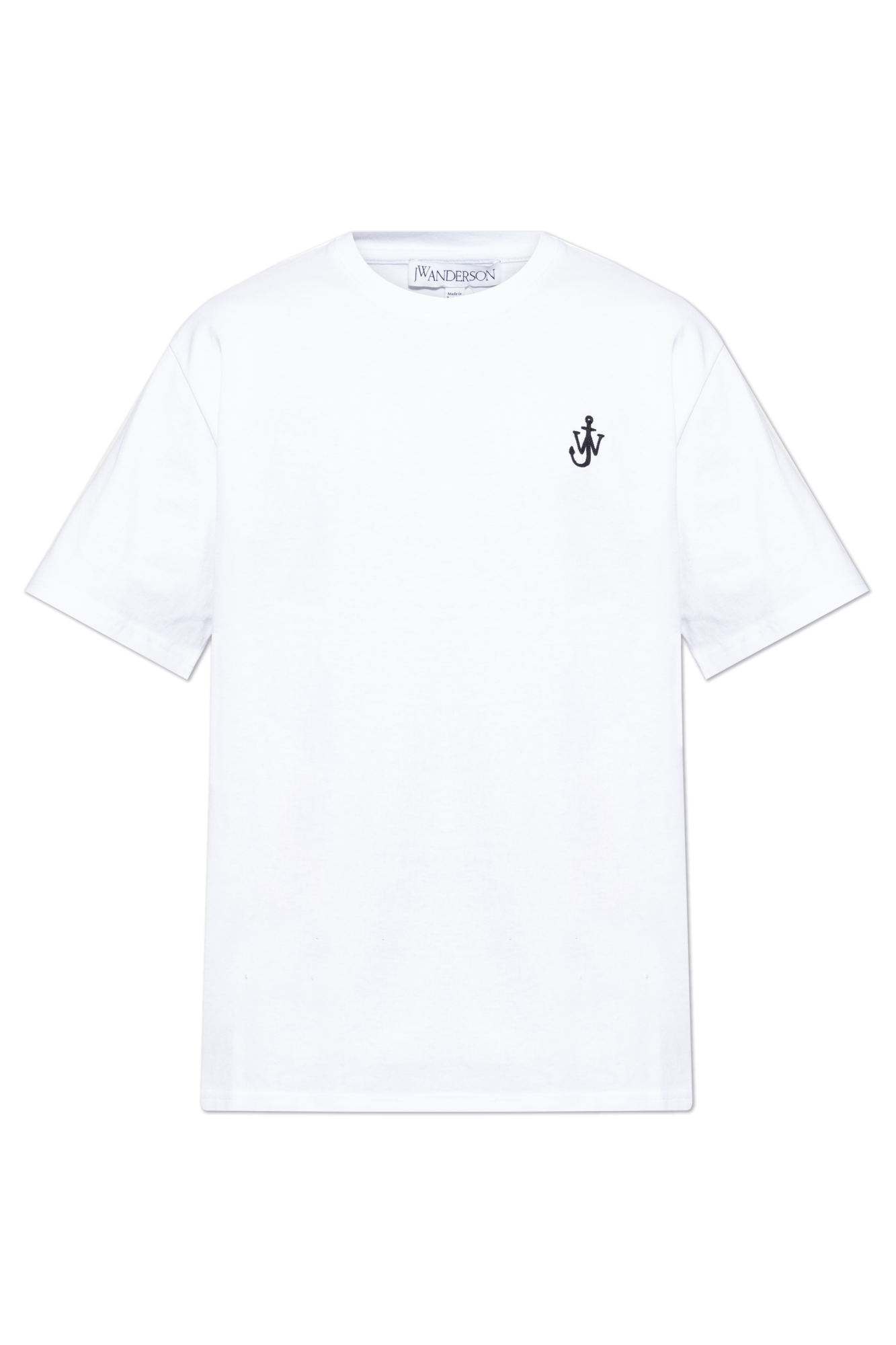 Tシャツ・カットソー JW ANDERSON Men T-shirt White JT0257PG1510 001 JW Anderson T-shirt with logo | Men's Clothing | Vitkac